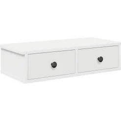 vidaXL Étagère murale avec tiroirs 60x28x15 cm bois d'ingénierie
