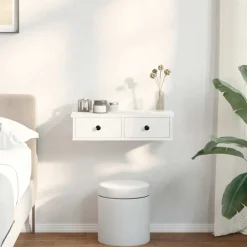 vidaXL Étagère murale avec tiroirs 60x28x15 cm bois d'ingénierie