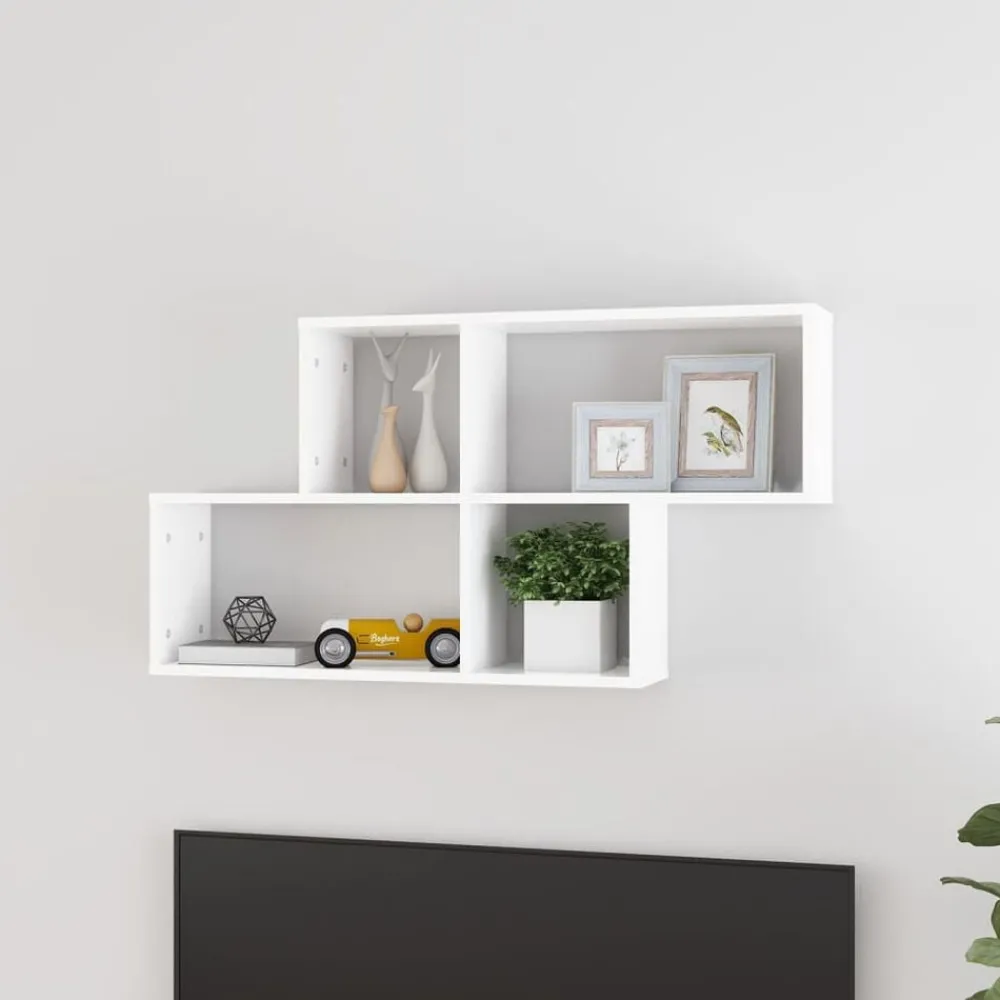 vidaXL Étagère murale 100x18x53 cm Bois d’ingénierie