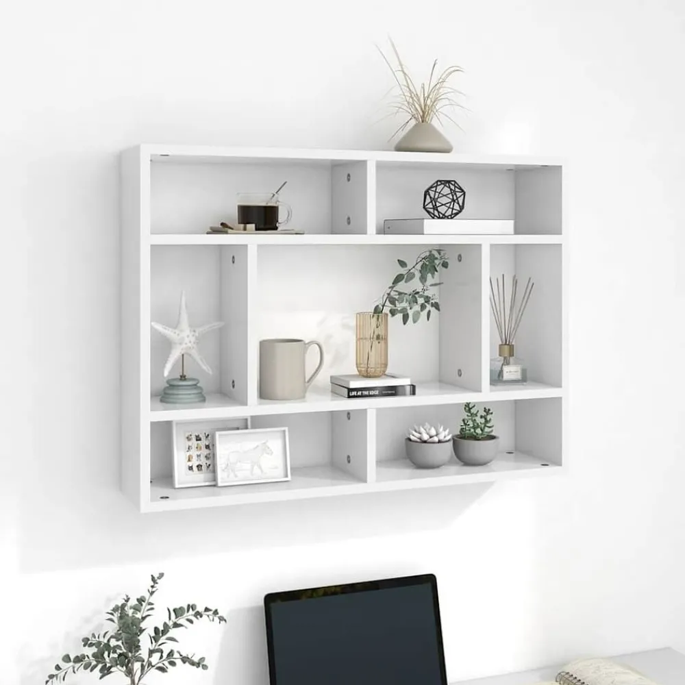 vidaXL Étagère murale 75x16x55 cm Bois d’ingénierie