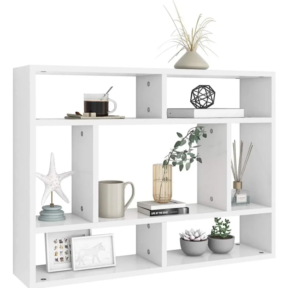 vidaXL Étagère murale 75x16x55 cm Bois d’ingénierie