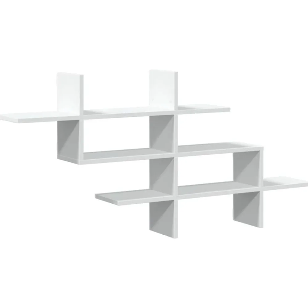 vidaXL Étagère murale 124,5x18x60,5 cm bois d'ingénierie