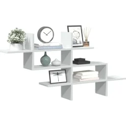 vidaXL Étagère murale 124,5x18x60,5 cm bois d'ingénierie