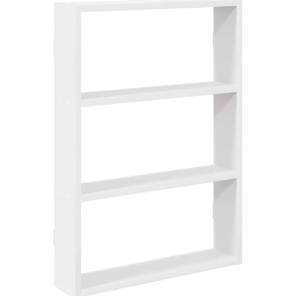 Étagères-vidaXL Étagère murale 43x9x60 cm bois d'ingénierie Blanc