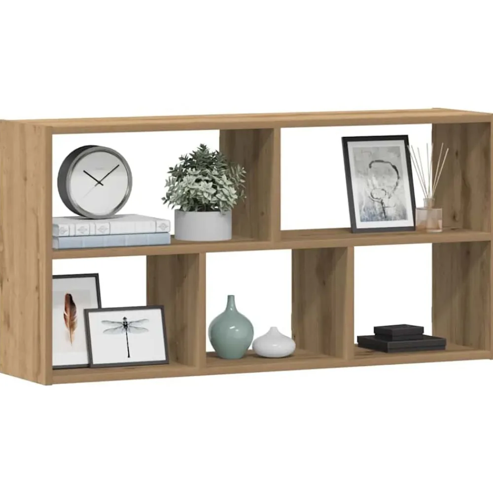 vidaXL Étagère murale chêne artisanal 100x25x50 cm bois d'ingénierie