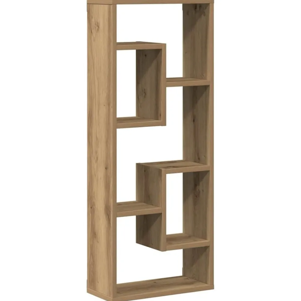 Étagères-vidaXL Étagère murale Chêne artisanal 36 x 16 x 90 cm Bois d'ingénierie ch&ecirc;ne artisanal