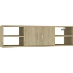 Étagères-vidaXL Étagère murale Chêne sonoma 102x30x29 cm Bois d’ingénierie Chêne sonoma