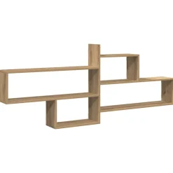 Étagères-vidaXL Étagère murale chêne artisanal 167,5x18x68 cm bois ingénierie Chêne