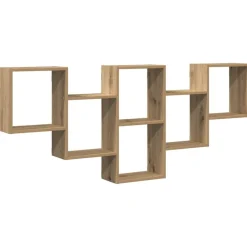 Étagères-vidaXL Étagère murale chêne artisanal 159x18x66 cm bois d'ingénierie Chêne