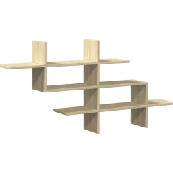 vidaXL Étagère murale chêne sonoma 124,5x18x60,5 cm bois d'ingénierie