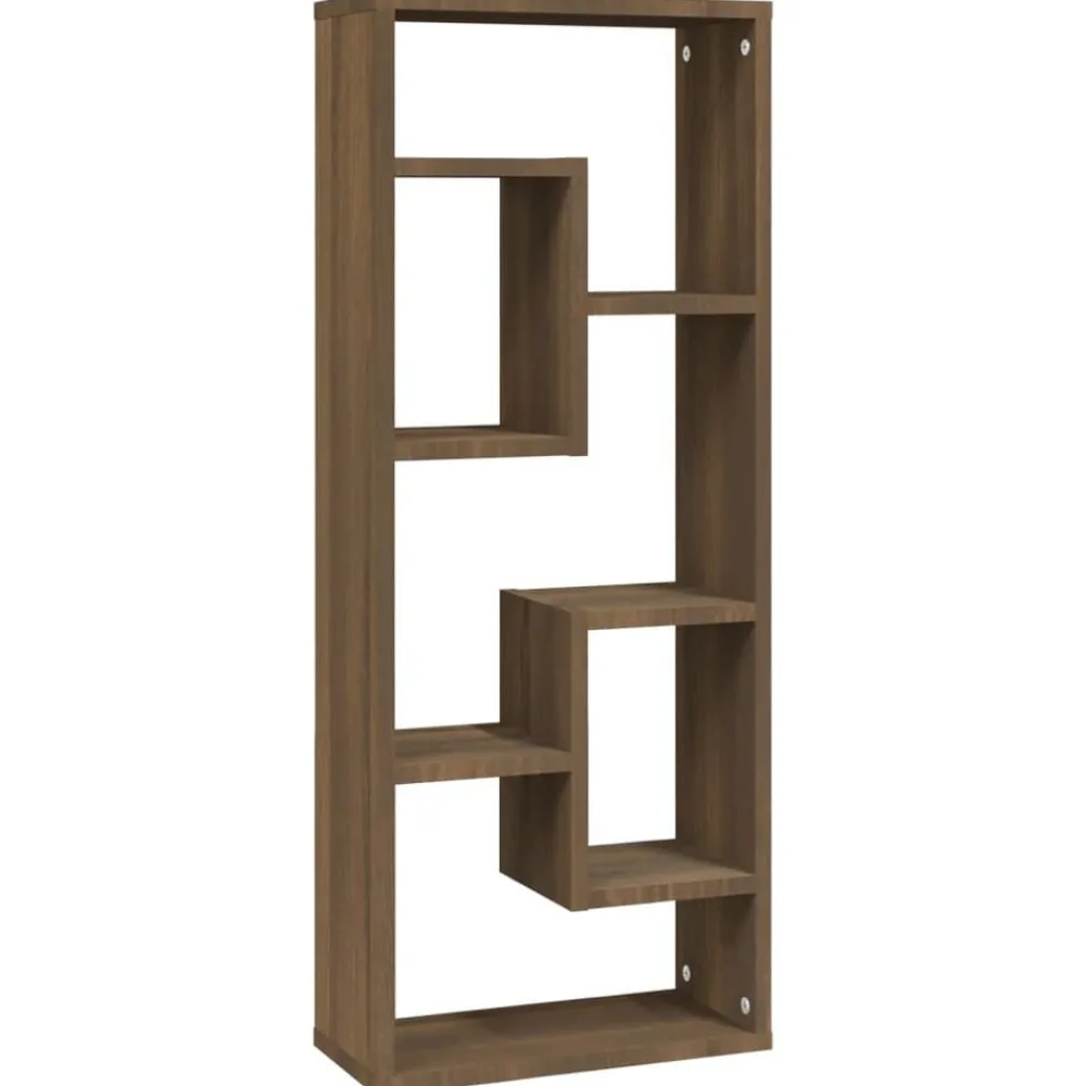 vidaXL Étagère murale Chêne marron 36x16x90 cm Bois d'ingénierie