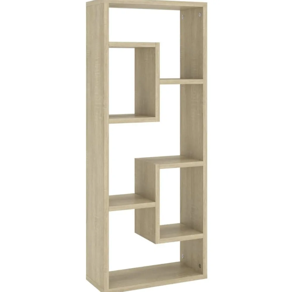 vidaXL Étagère murale Chêne sonoma 36x16x90 cm Bois d'ingénierie
