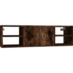vidaXL Étagère murale chêne fumé 102x30x29 cm bois d'ingénierie