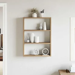 vidaXL Étagère murale chêne artisanal 43x9x60 cm bois d'ingénierie