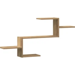 vidaXL Étagère murale chêne artisanal 104x15x49 cm bois d'ingénierie