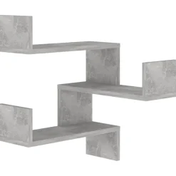 vidaXL Étagère murale d'angle 40x40x50 cm Bois d’ingénierie