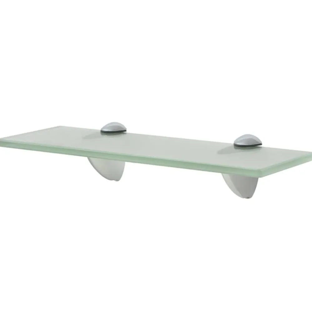 Étagères-vidaXL Étagère murale en verre 30 x 10 cm 8 mm Blanc