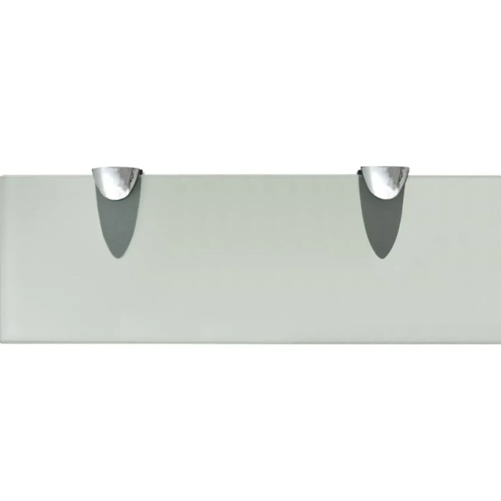 Étagères-vidaXL Étagère murale en verre 30 x 10 cm 8 mm Blanc