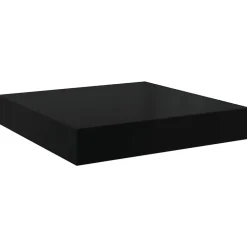 Étagères-vidaXL Étagère murale flottante 23x23,5x3,8 cm MDF noir brillant
