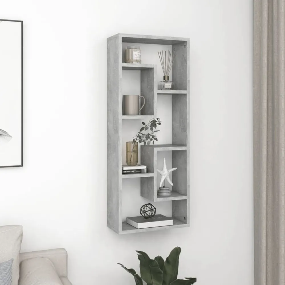vidaXL Étagère murale 36x16x90 cm Bois d'ingénierie
