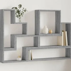 vidaXL Étagère murale 96x12x64 cm bois d'ingénierie