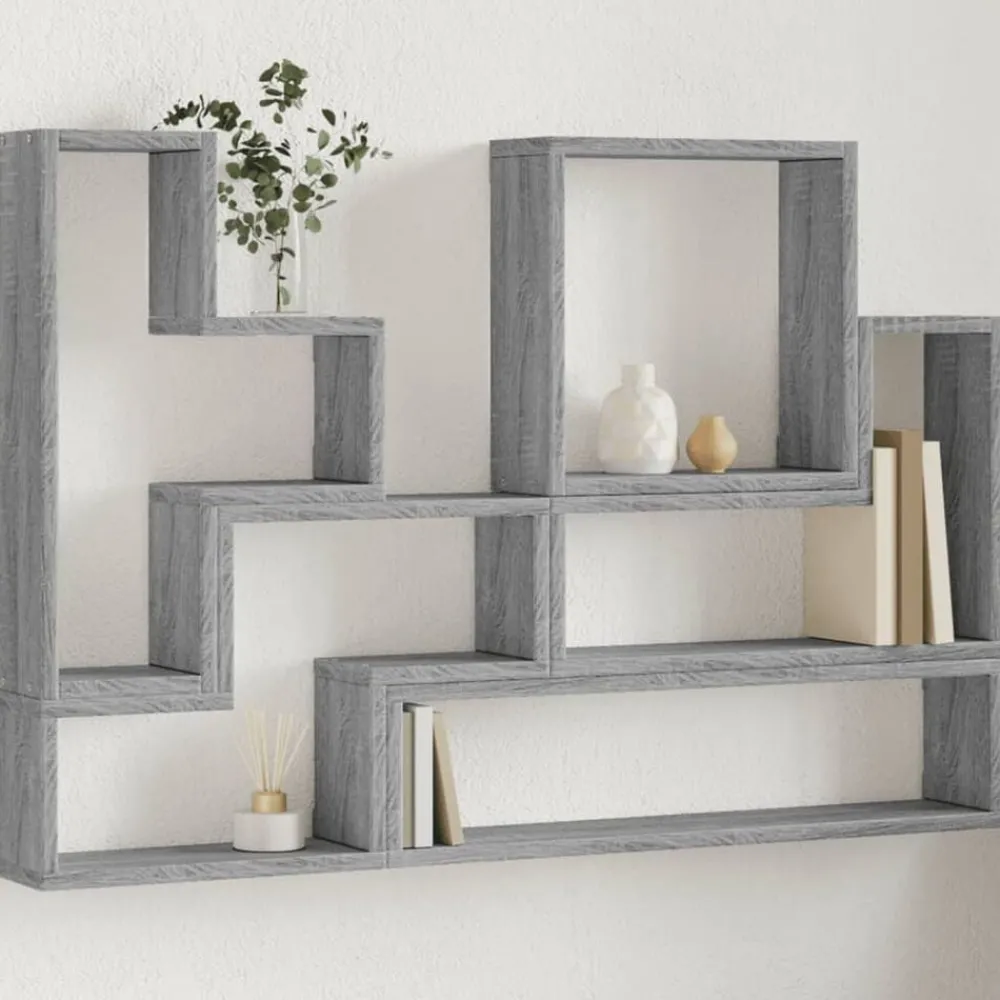 vidaXL Étagère murale 96x12x64 cm bois d'ingénierie