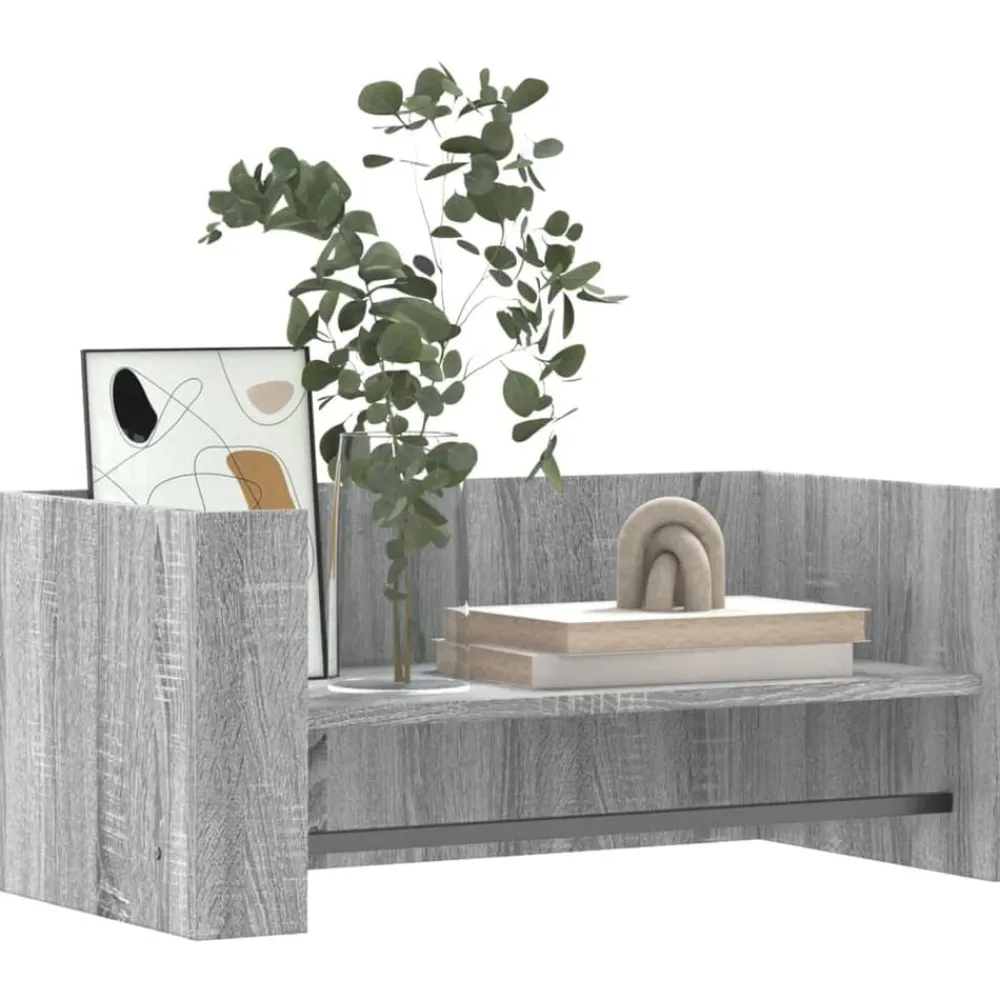 vidaXL Étagère murale 70,5x35x30,5 cm bois d'ingénierie