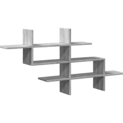 vidaXL Étagère murale 124,5x18x60,5 cm bois d'ingénierie