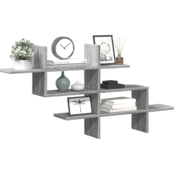 vidaXL Étagère murale 124,5x18x60,5 cm bois d'ingénierie