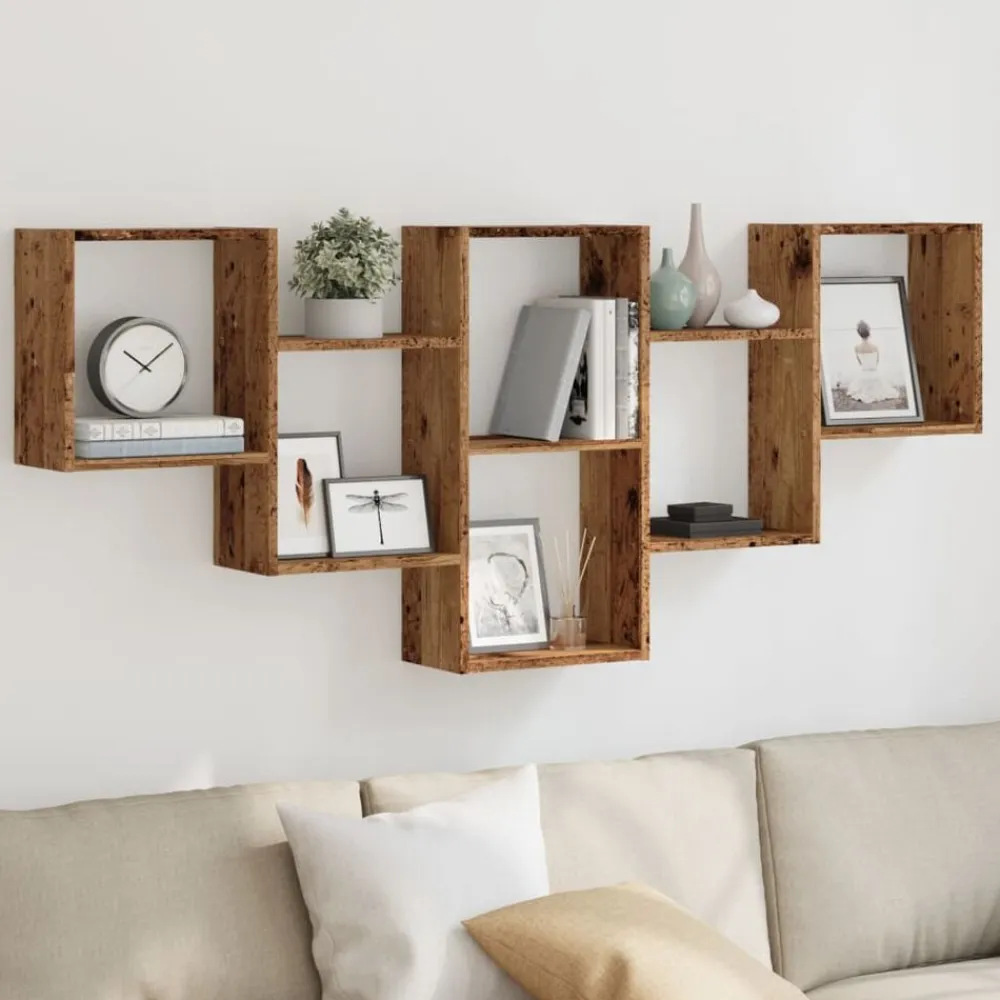 vidaXL Étagère murale 159x18x66 cm bois d'ingénierie