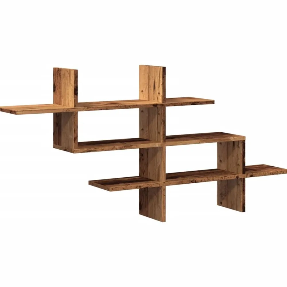 vidaXL Étagère murale 124,5x18x60,5 cm bois d'ingénierie