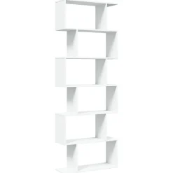 vidaXL Étagère séparatrice de pièce à 6 niveaux 70x24x193 cm
