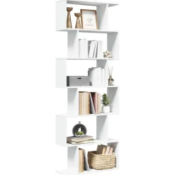 vidaXL Étagère séparatrice de pièce à 6 niveaux 70x24x193 cm