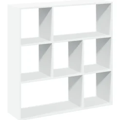 Étagères-vidaXL Étagère séparatrice de pièce 102x29x103,5 cm Blanc