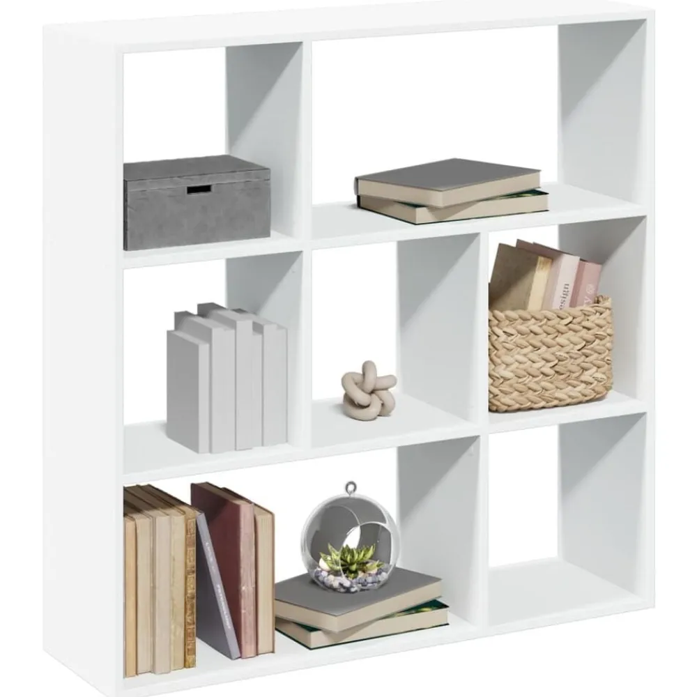 Étagères-vidaXL Étagère séparatrice de pièce 102x29x103,5 cm Blanc