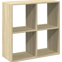 Étagères-vidaXL Étagère séparatrice de pièce chêne sonoma 69,5x29x69,5 cm Ch&ecirc;ne sonoma
