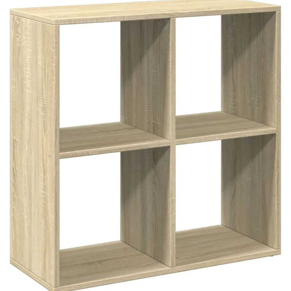 Étagères-vidaXL Étagère séparatrice de pièce chêne sonoma 69,5x29x69,5 cm Chêne sonoma