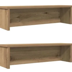 Arts De La Table & Arts Culinaires-vidaXL Étagères de cuisine empilables 2 pcs chêne artisanal 50x15x16cm ch&ecirc;ne artisanal