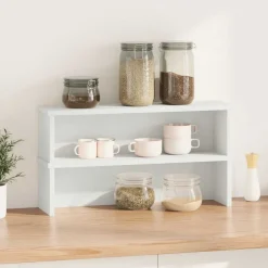 vidaXL Étagères de cuisine empilables 2 pcs 50x15x16 cm