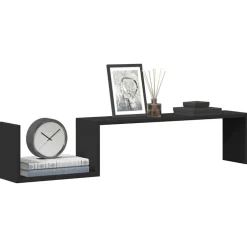 vidaXL Étagères murales 2 pcs 100x15x20 cm bois d'ingénierie