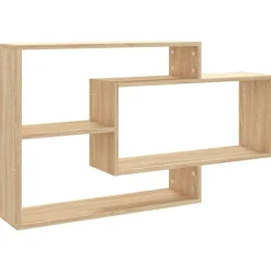 vidaXL Étagères murales Chêne sonoma 104x20x58,5 cm Bois d'ingénierie