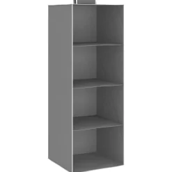 vidaXL Étagères suspendues de rangement 2 pcs 4 niveaux Tissu