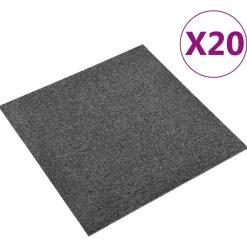 vidaXL Tapis 20 pcs 50 x 50 cm 100% Polypropylène