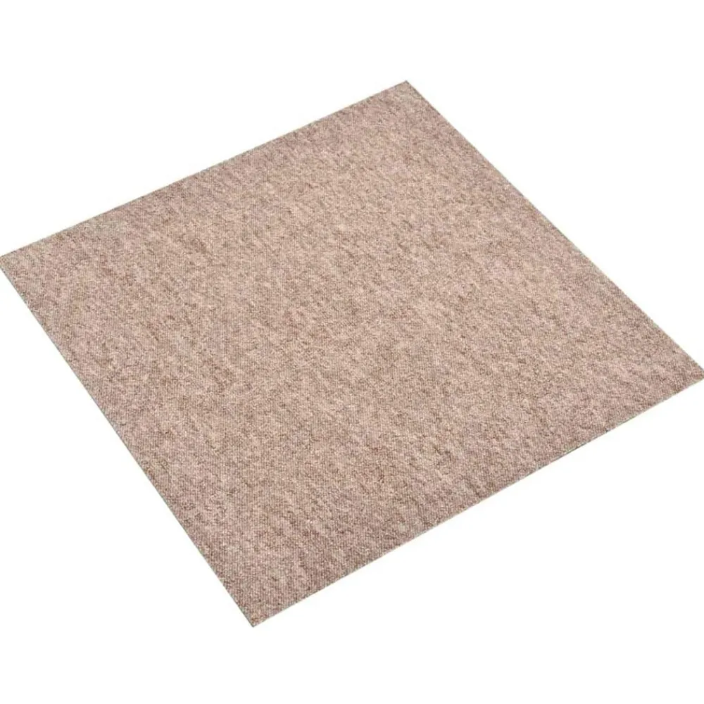Matériaux De Construction-vidaXL Tapis 20 pcs 50 x 50 cm 100% Polypropylène Beige