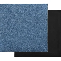 Matériaux De Construction-vidaXL Tapis 20 pcs 50 x 50 cm 100% Polypropylène Bleu