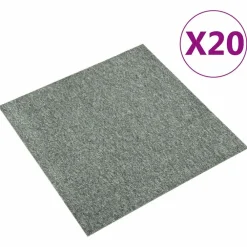 vidaXL Tapis 20 pcs 50 x 50 cm 100% Polypropylène