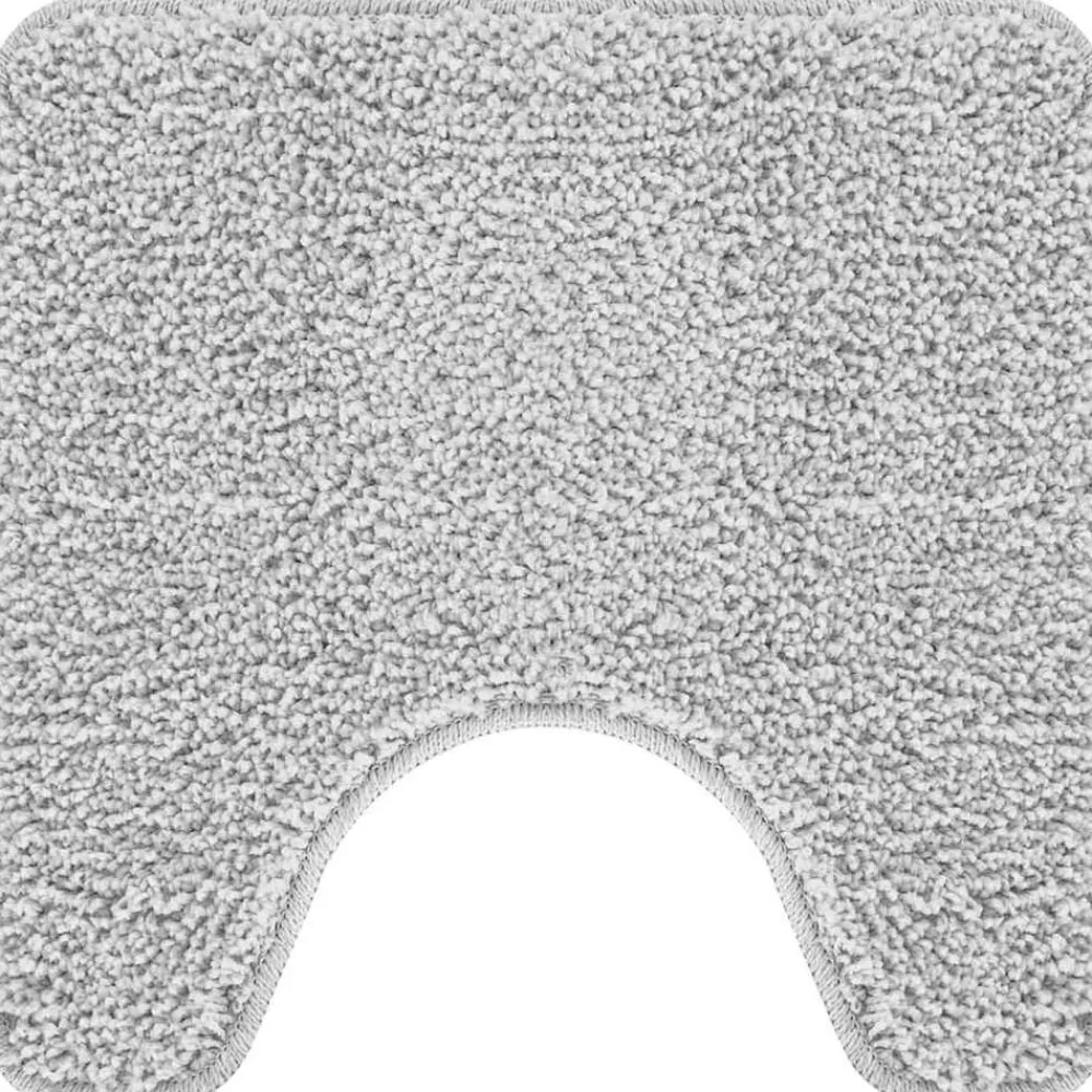 vidaXL Tapis de bain antidérapant avec découpe pour toilette