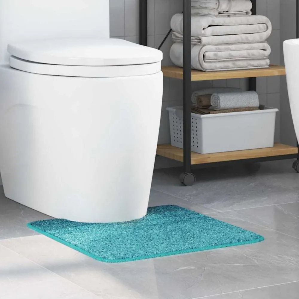vidaXL Tapis de bain antidérapant avec découpe pour toilette