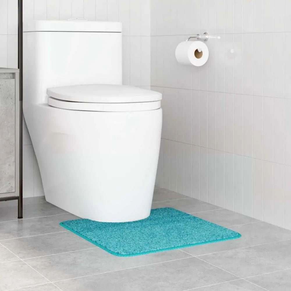 vidaXL Tapis de bain antidérapant avec découpe pour toilette