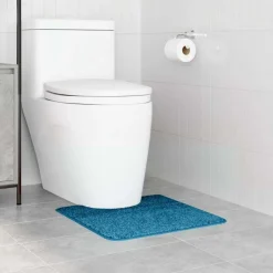 vidaXL Tapis de bain antidérapant avec découpe pour toilette